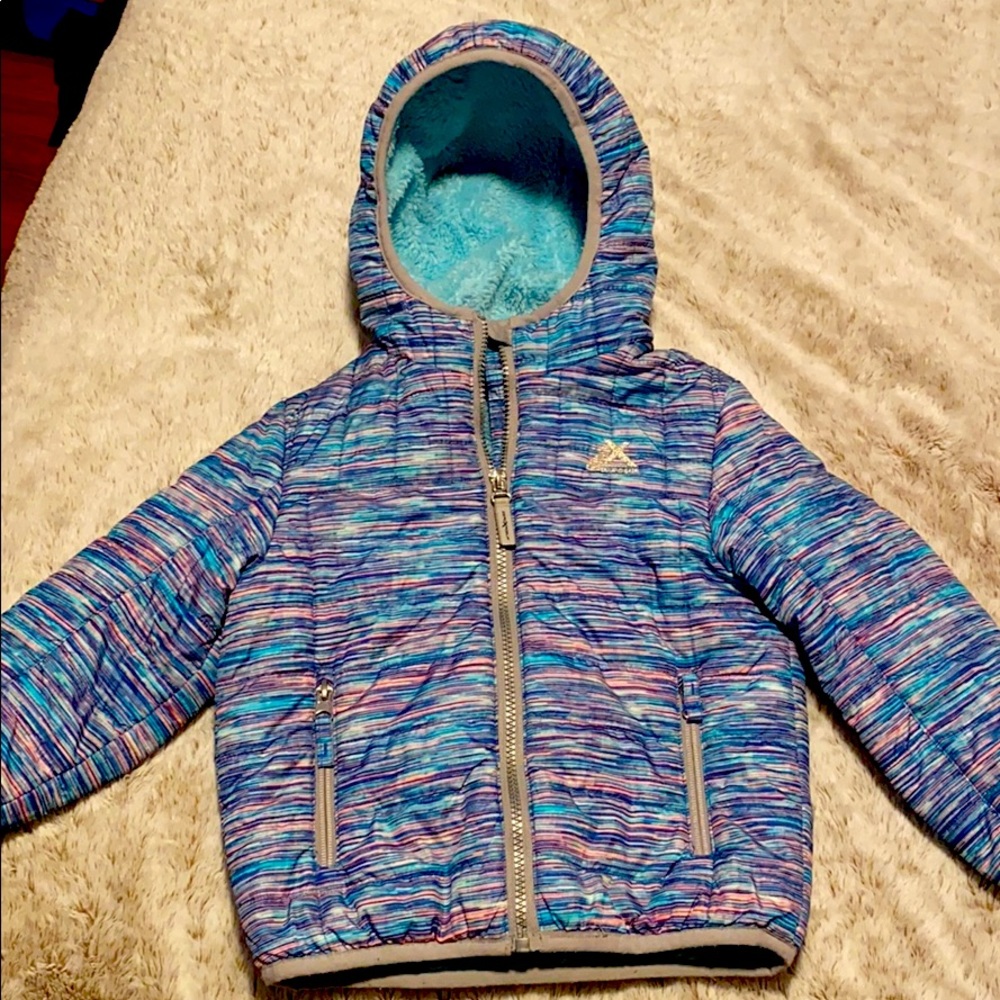 Little girls, mid-weight, play jacket size 4T